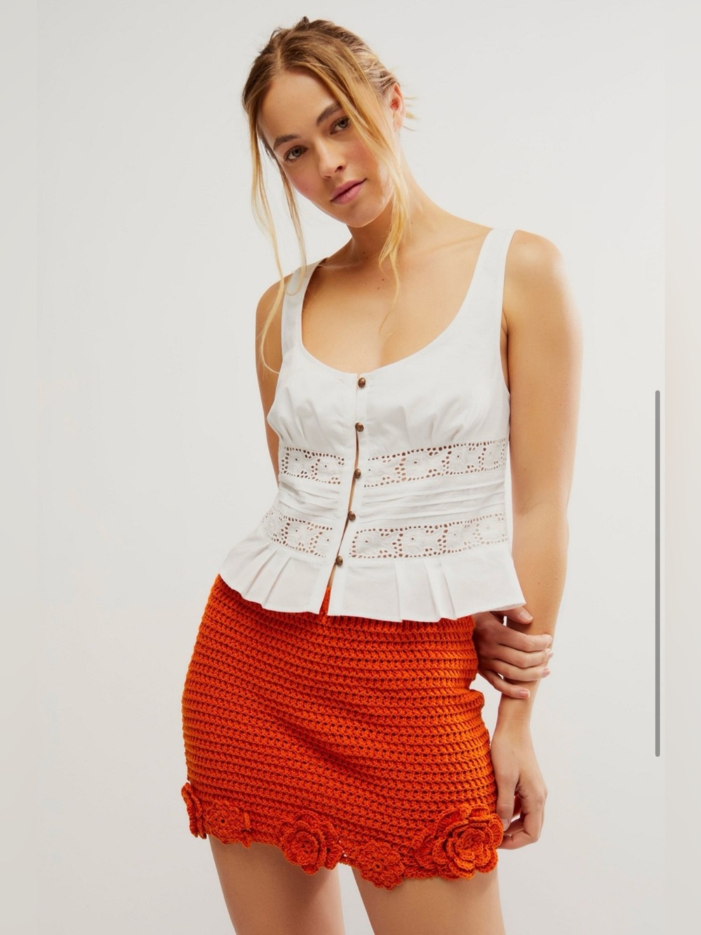 Free People Kianna Lace Tank - Picture 4 of 7